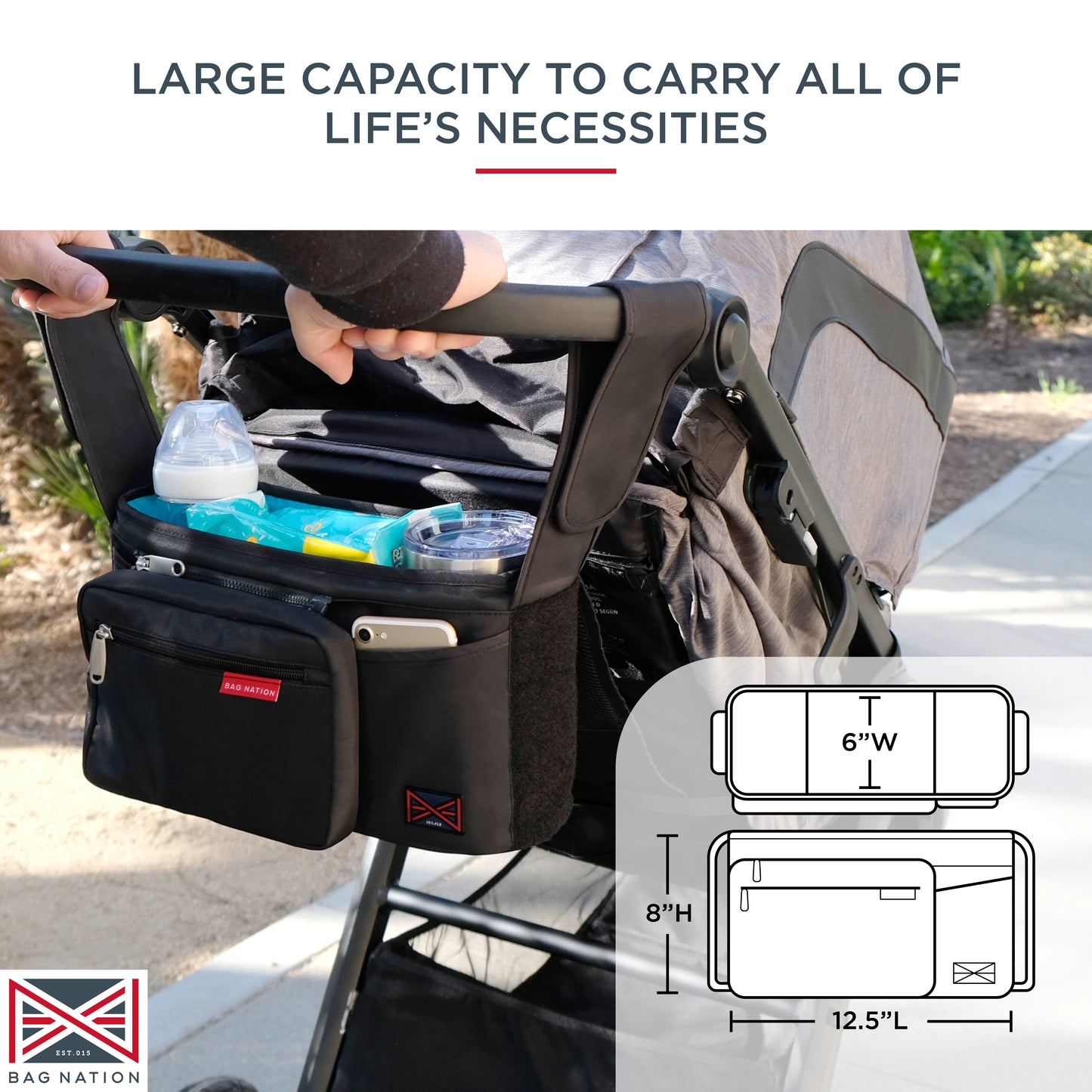 Bag Nation - Universal Stroller Organizer