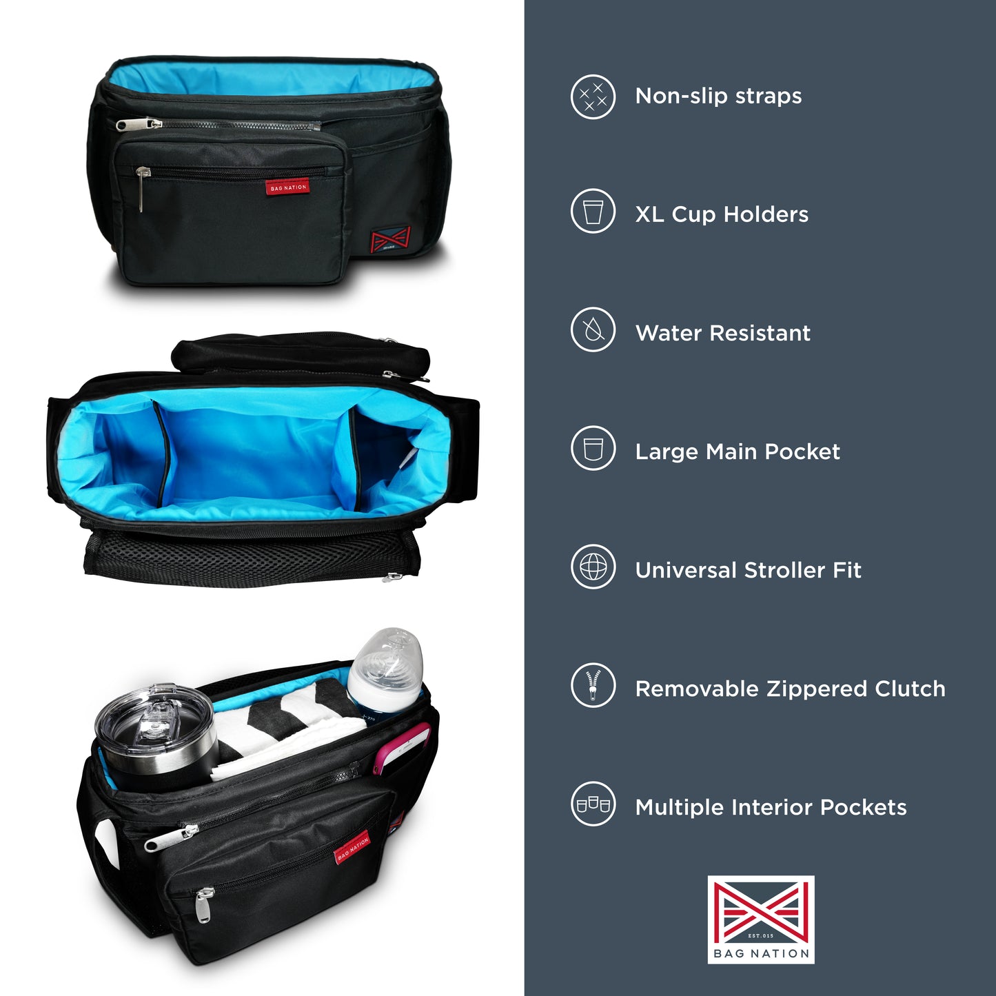 Bag Nation - Universal Stroller Organizer